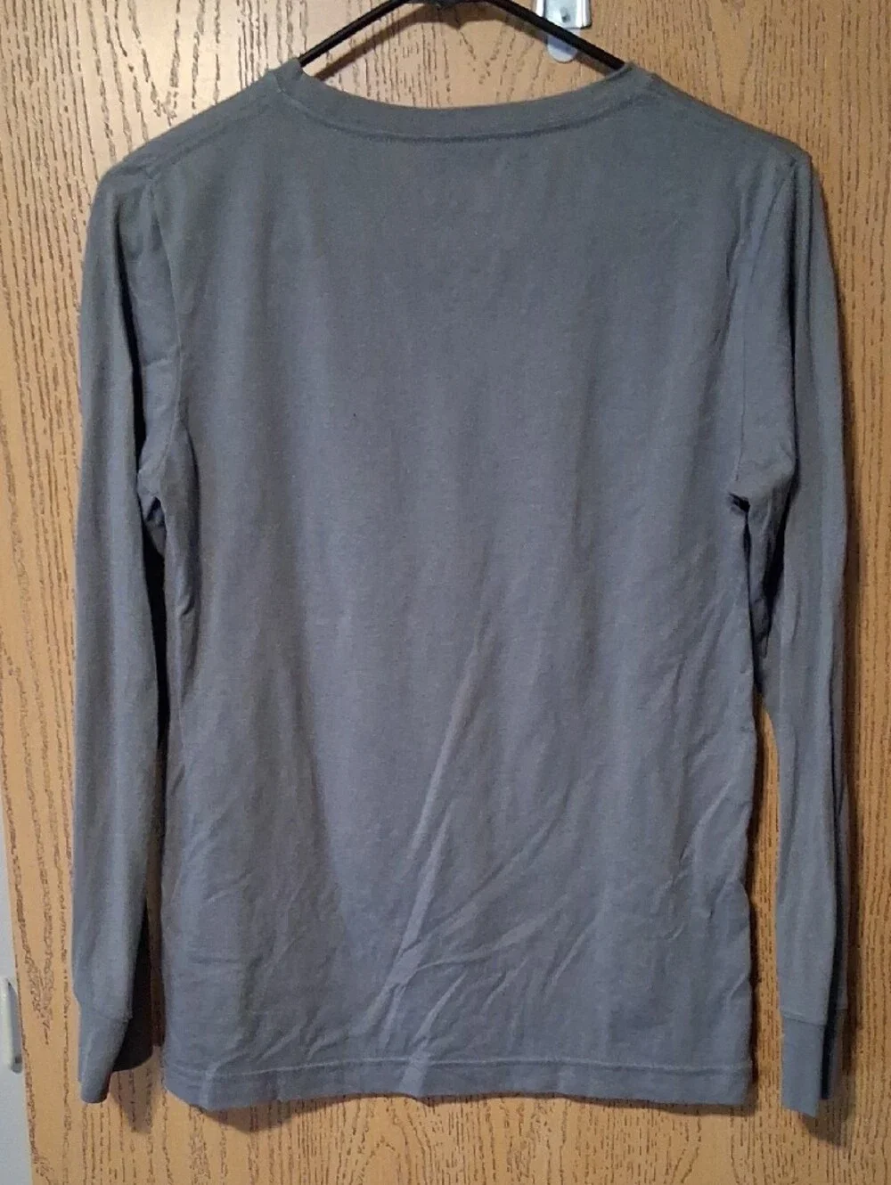 Nike Jordan Long Sleeve Tee in Gray with White Jumpman Graphic